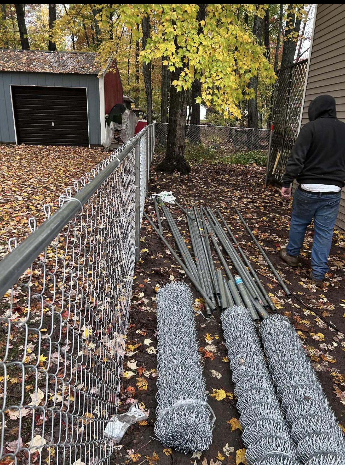 J&M fence installation