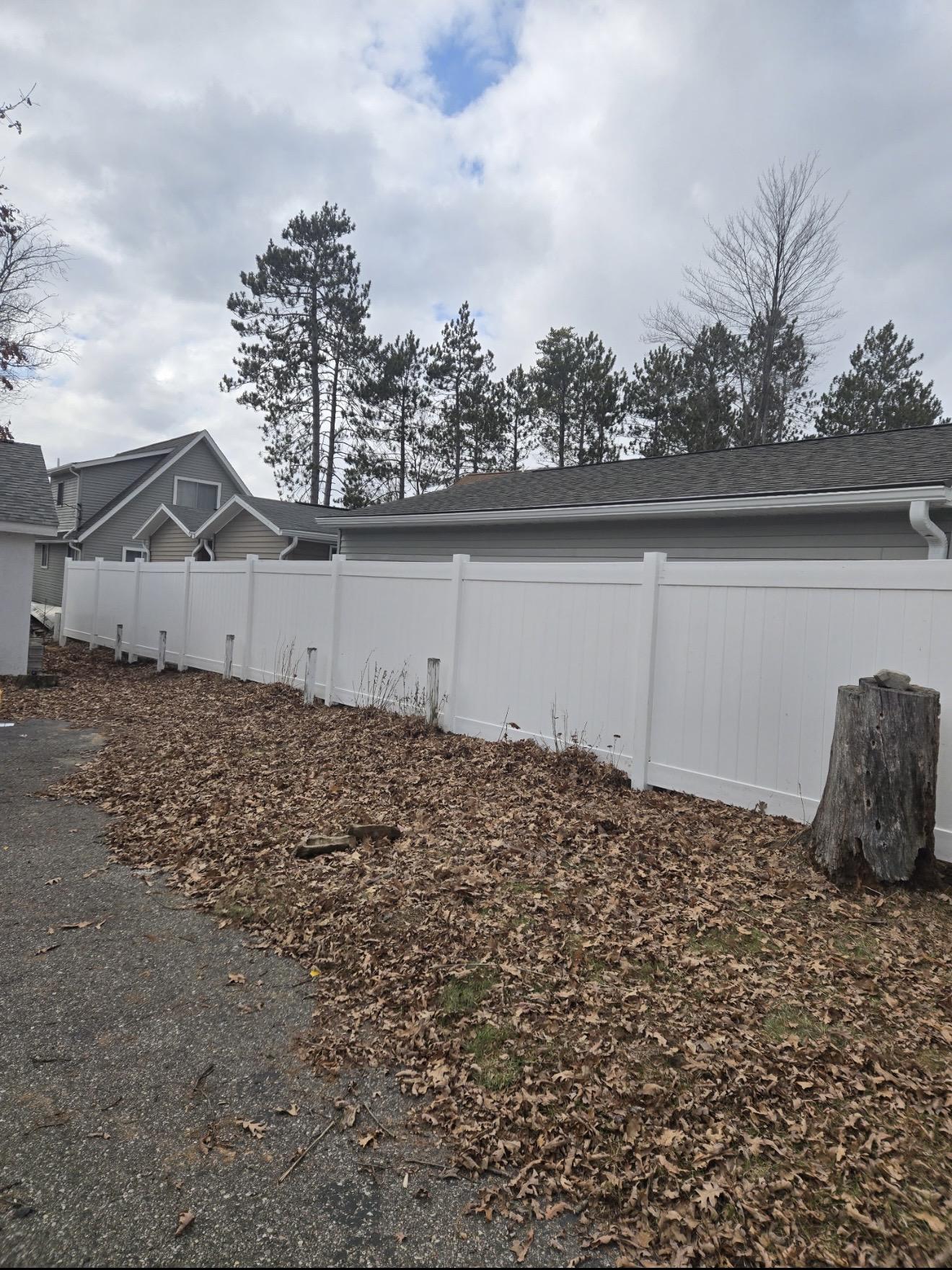 Actual J&M fencing project